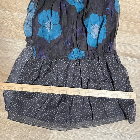 Unique Fashion Ladies Lightweight Scarf Floral Multicolored Rectangle Wrap Shawl - Picture 6 of 6